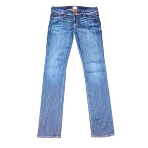 Hudson signature petite bootcut dark wash jeans